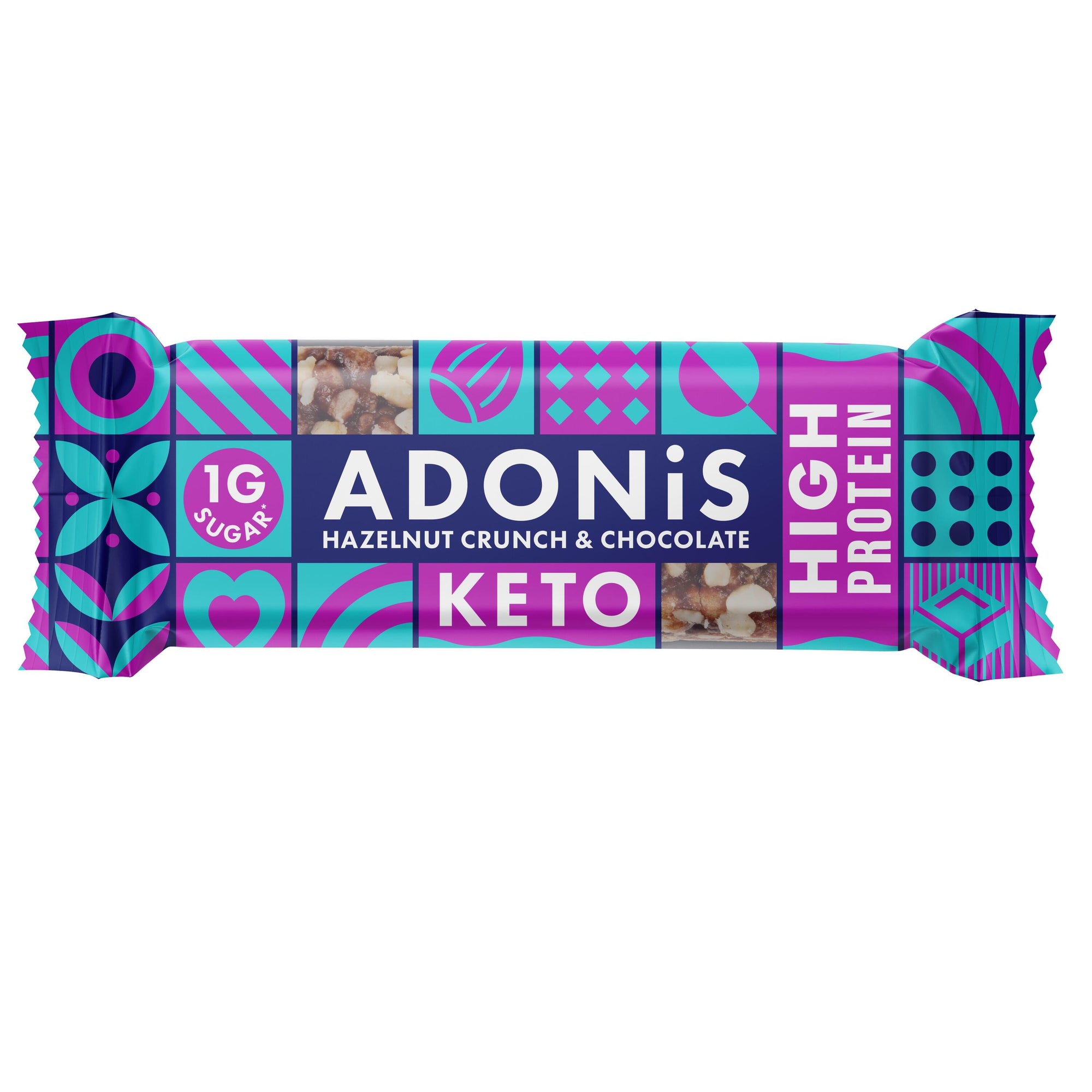 Hazelnut Crunch Keto Protein Bar - Adonis