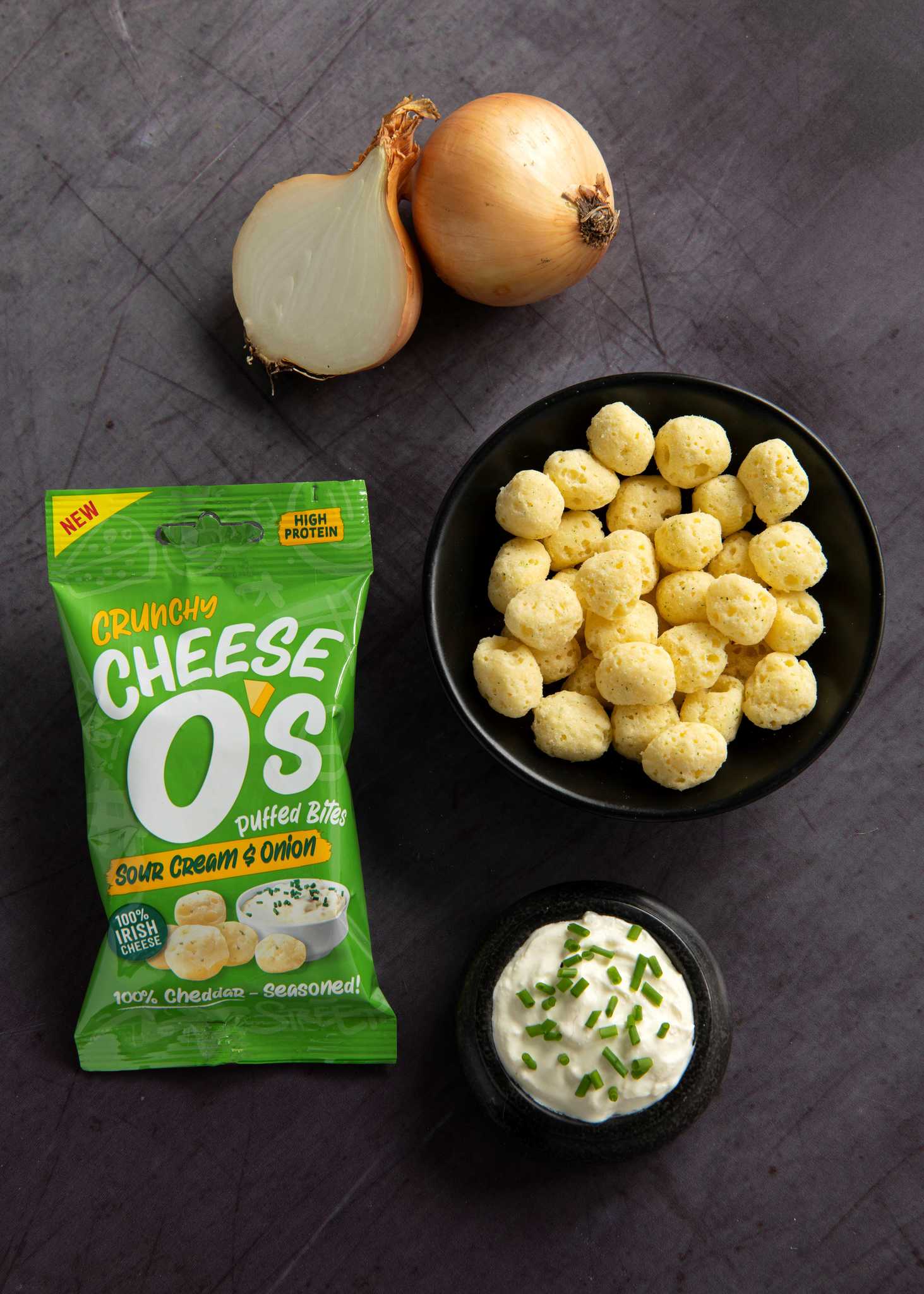 Cheese O's Puffed Cheese Sour Cream & Onion