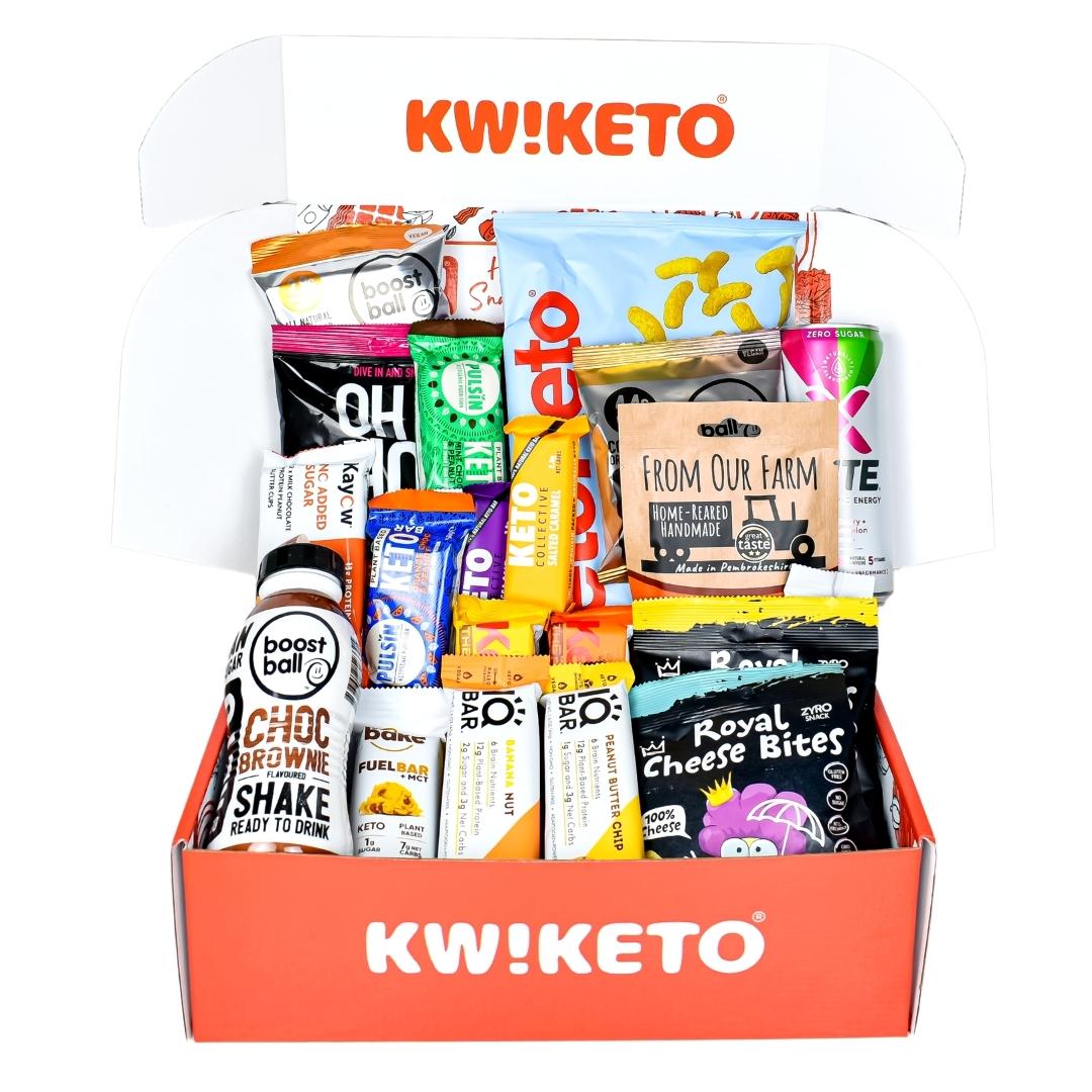 Keto Box Keto Snacks | UK's Best Keto Subscription Box – Kwiketo