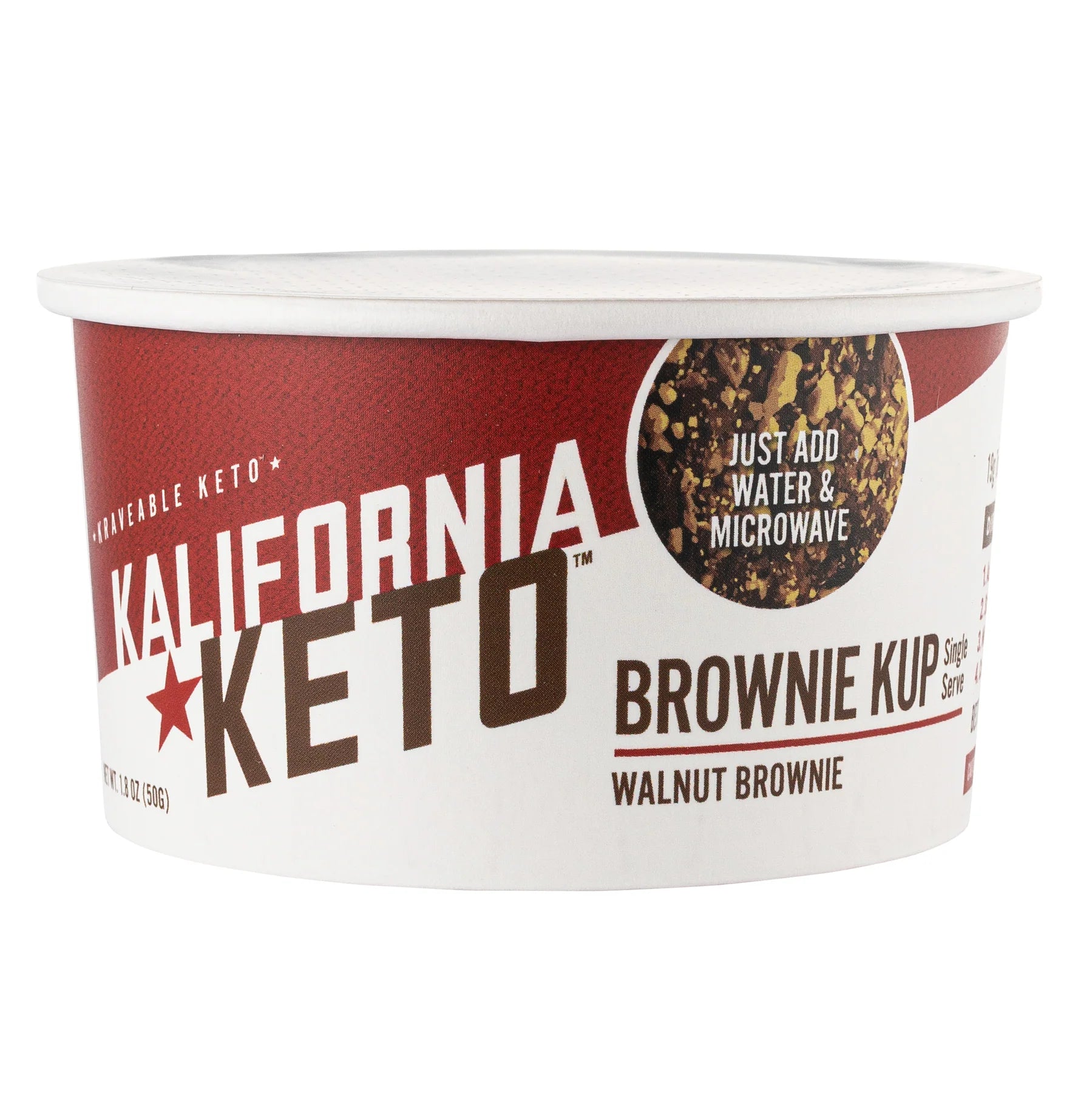 Kalifornia Keto - Walnut Brownie Kookie Kup